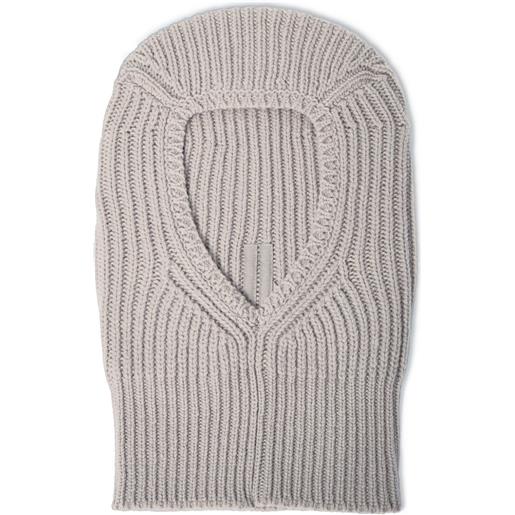 Rick Owens passamontagna in lana - toni neutri