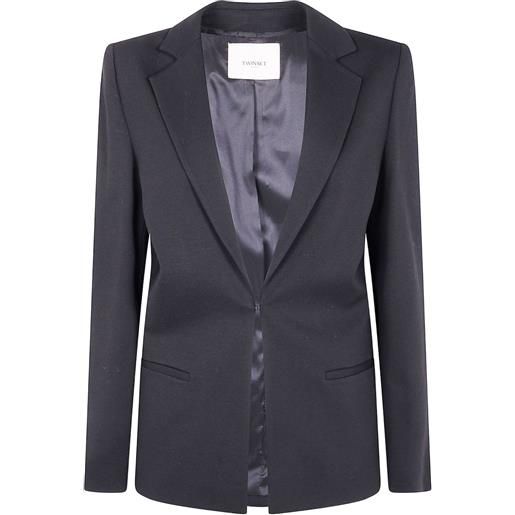 TWINSET blazer monopetto - nero