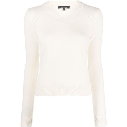 Barbara Bui maglione con scollo a v - toni neutri