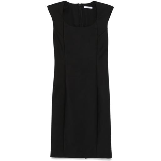 Patrizia Pepe abito corto con inserti in pizzo - k103 nero