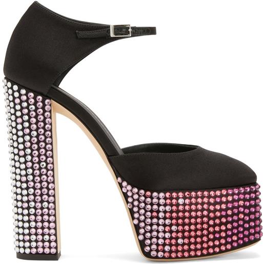 Giuseppe Zanotti pumps bebe strass 150mm - nero