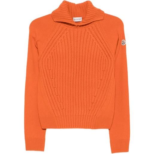 Moncler maglione a collo alto - arancione