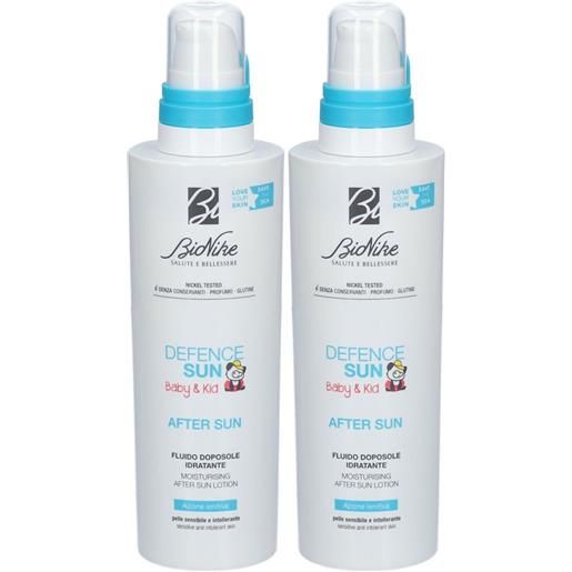 I.c.i.m. (Bionike) Internation bio. Nike defence sun baby&kid fluido doposole idratante set da 2 2x200 ml