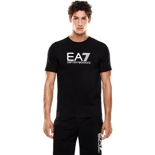 Emporio Armani 7 t-shirt uomo Emporio Armani 7 visibility stretch nero bianco