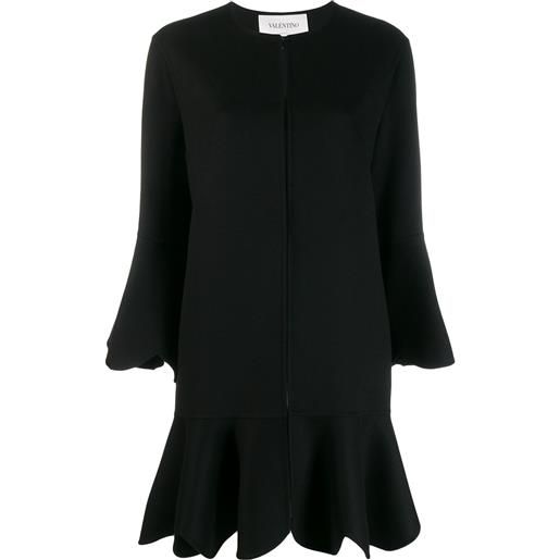 Valentino Garavani cappotto svasato - nero