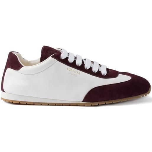 Prada sneakers in pelle - toni neutri