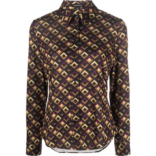 Barbara Bui camicia con stampa geometrica - viola