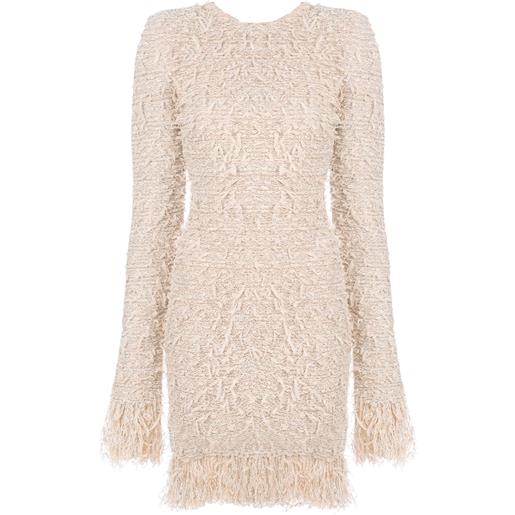 Balmain abito aderente - rosa
