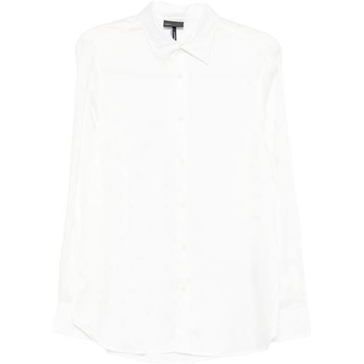 Emporio Armani camicia a maniche lunghe - bianco