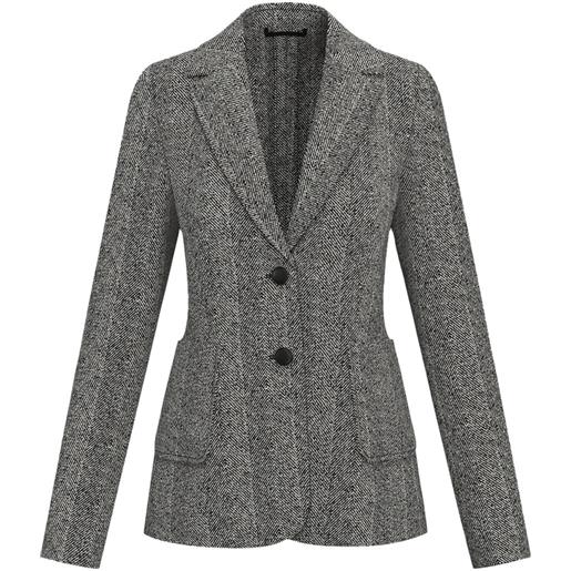 EMME MARELLA blazer in stuoia stretch donna