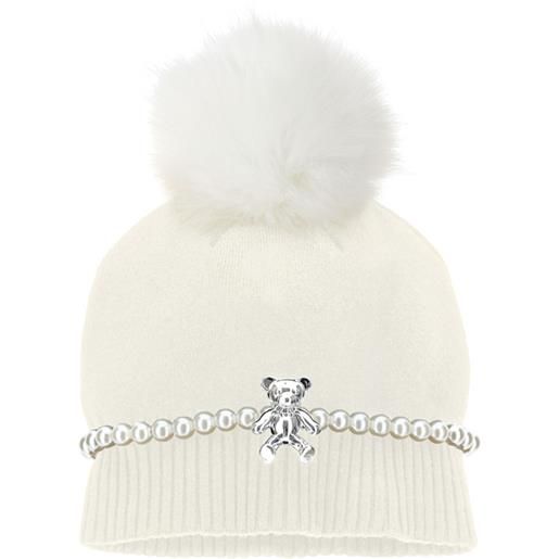 Monnalisa berretto pompon e orsetto