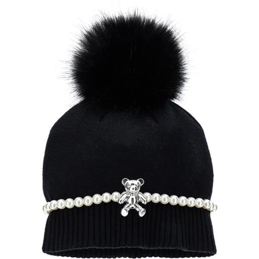 Monnalisa berretto pompon e orsetto