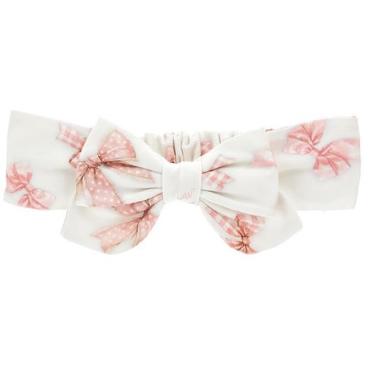 Monnalisa fascia fiocco stampa fiocchi