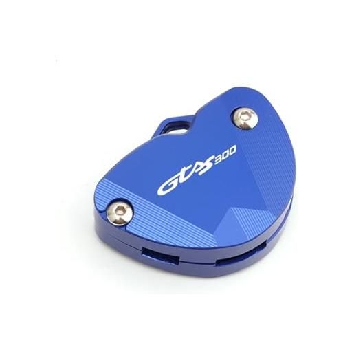 Seulomo copri chiave per decorazione moto chiavi in ​​allu per piaggio vespa gts300 gt s300 gts 300 2023 universale accessori moto caso della copertura chiave borsette portachiavi(color: c blue)