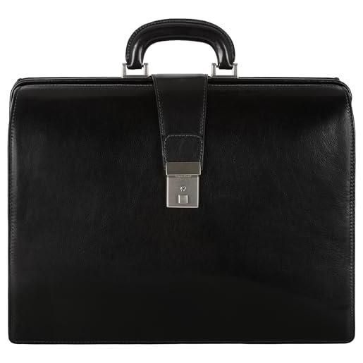 Time Resistance cartella da avvocato in pelle cartella per uomini attache italiana borsa da dottore - cartella da lavoro