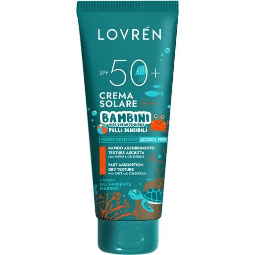 LOVREN lovrén solaire - crema solare spf50+ bambini e pelli sensibili 200 ml