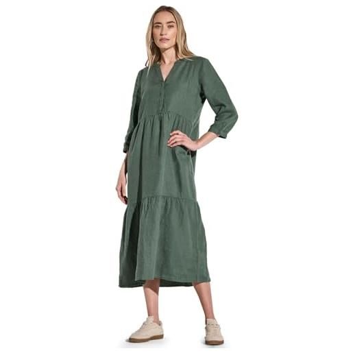 Street One a144339 abito con balze, garden green, 42 donna