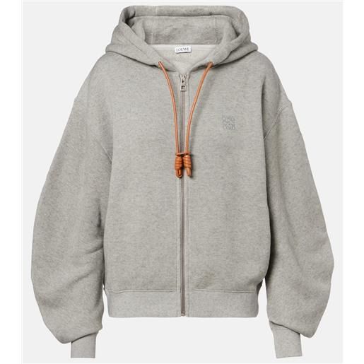 Loewe felpa flamenco in cotone e cashmere