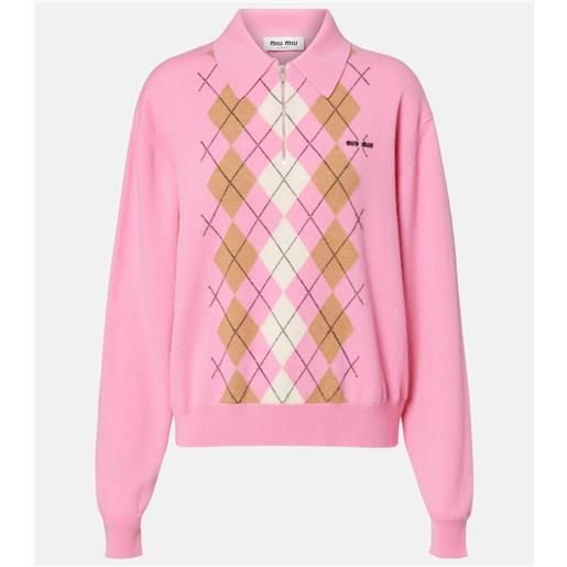 Miu Miu polo in cashmere