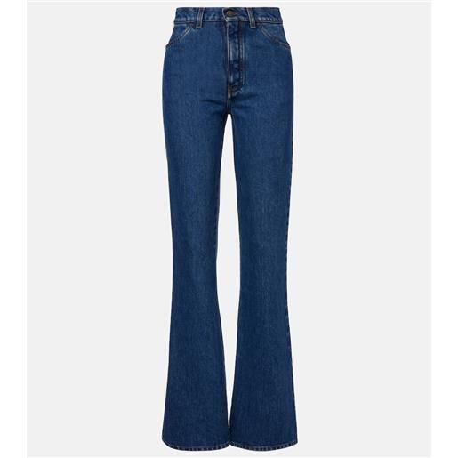 Loro Piana jeans flared marak a vita alta