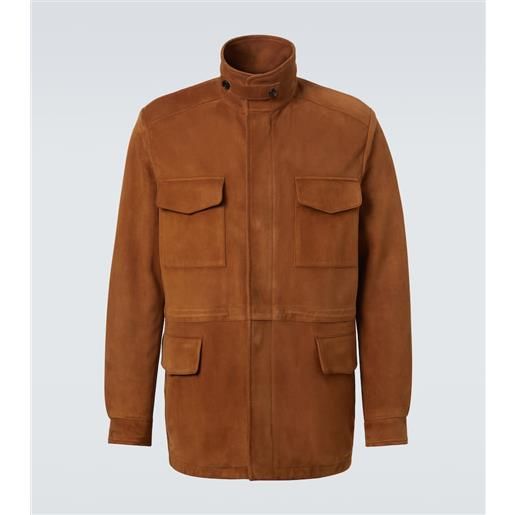 Loro Piana giacca traveler in suede
