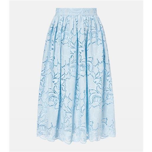 Erdem gonna a pieghe con taglio laser