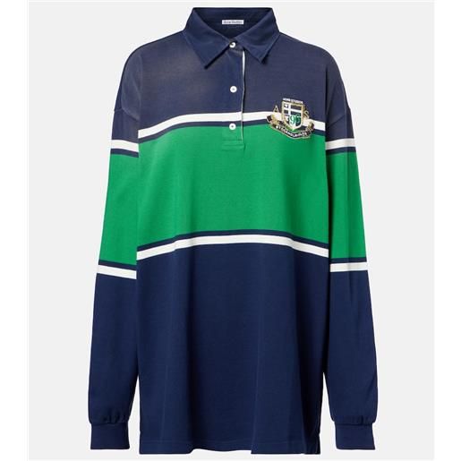 Acne Studios polo in jersey di cotone color-block