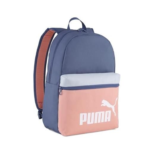 PUMA zaino phase a blocchi di colore one. Size blue crystal colorblock