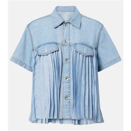 Sacai camicia di jeans