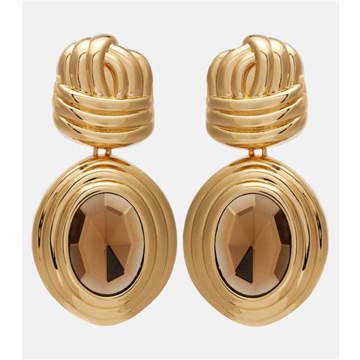 Self-Portrait orecchini pendenti con cristalli