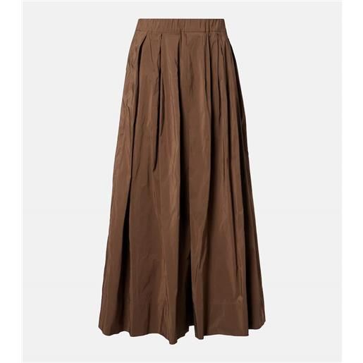 'S Max Mara gonna lunga aloe in misto cotone