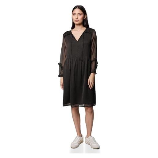 Street One Studio 1408939 abito in chiffon fantasia, marrone ramato scuro, 42 donna