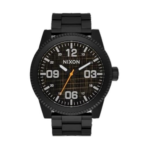 Orologi Nixon Nixon Orologio Analogico Quarzo Uomo Con Cinturino In Acciaio Nixon D 802694
