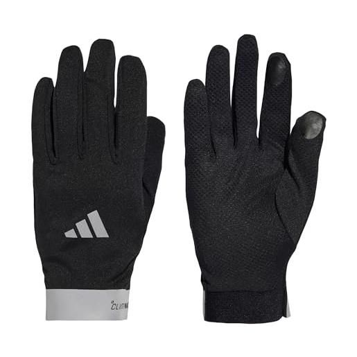 adidas unisex - adulto running climawarm gloves, black, m