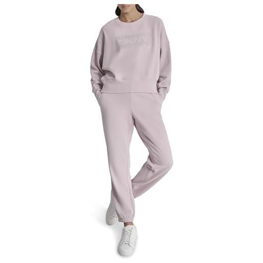 DKNY rhinestone crosswalk maglione, allure, s donna