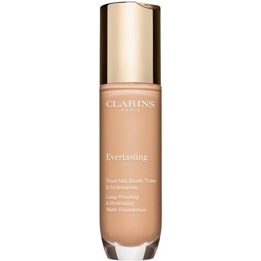 Clarins everlasting foundation effetto mat, lunga tenuta & idratazione