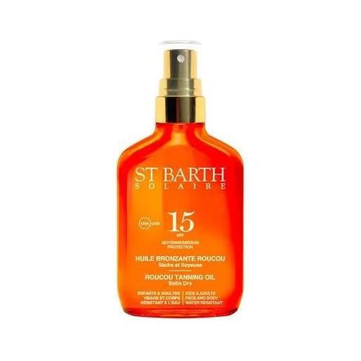 St.Barth roucou tanning oil spf 15