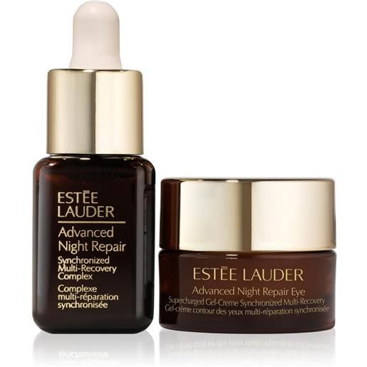 Estee Lauder radiance recharge repair serum + moisturizer mini skincare set