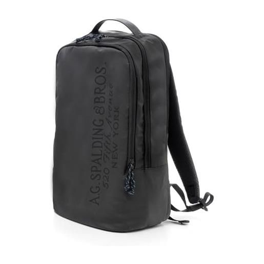 A.G. Spalding & Bros. a. G. Spalding&bros. Zaino rounder rubber backpack 309381 da viaggio uomo nylon nero