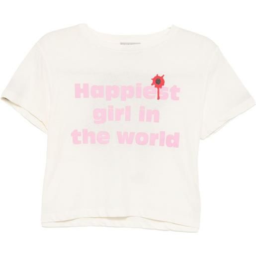 Ashley Williams t-shirt happy - toni neutri