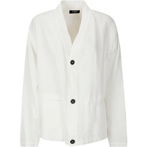 Cini giacca in lino - bianco