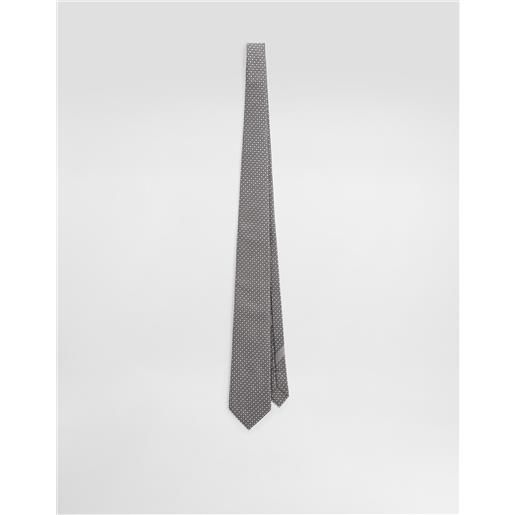 Dolce & Gabbana cravatta in jacquard con microdisegni