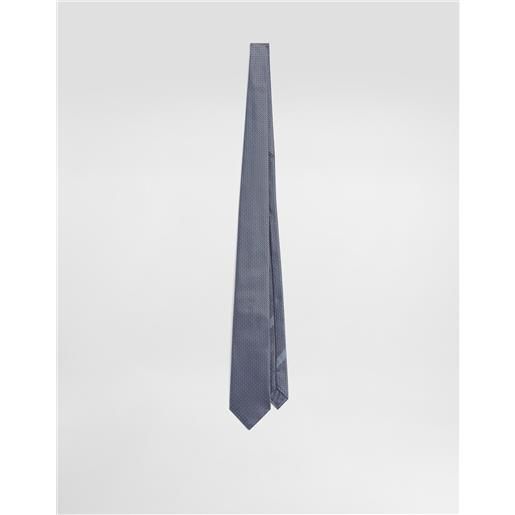 Dolce & Gabbana cravatta in jacquard con microdisegni