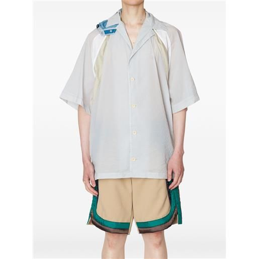 Kolor camicia con cappuccio - grigio