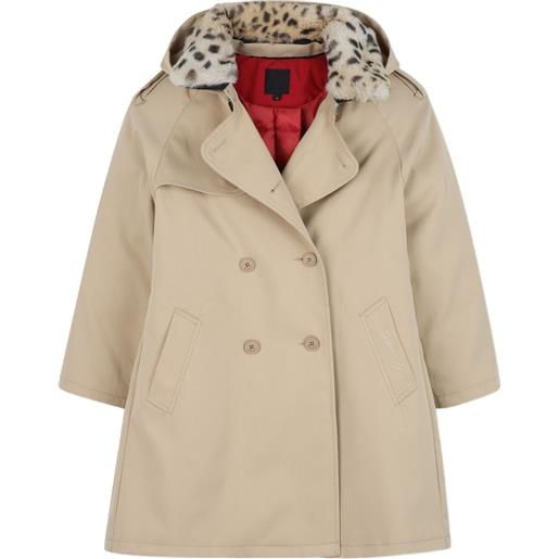Givenchy Kids trench con cintura - toni neutri