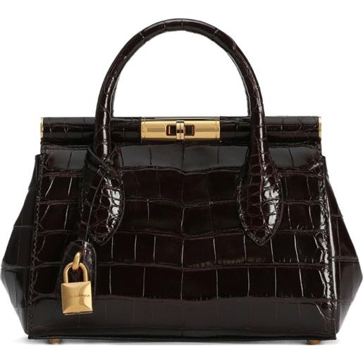 Dolce & Gabbana borsa tote marlene - marrone