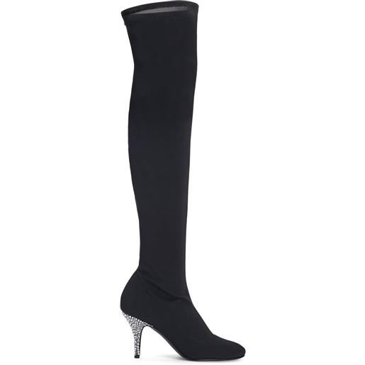 Giuseppe Zanotti stivali calixtee cuissarde 85mm - nero