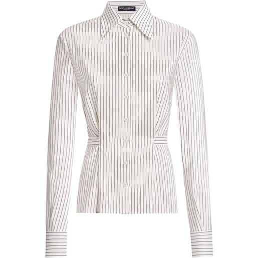 Dolce & Gabbana camicia a righe - bianco