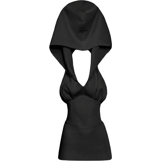 Vestiaire d'un Oiseau Libre abito corto smanicato - nero