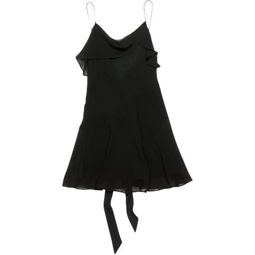 Acne Studios abito con fiocco - nero